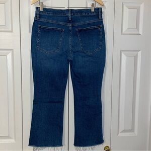 Madewell mid rise kick out fray Jean size 30P/L24